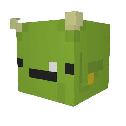 BladiYo Minecraft avatar head, 3D render