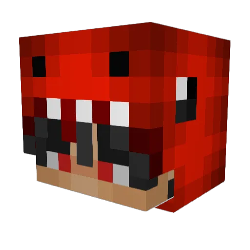 Bladst Minecraft avatar head, 3D render