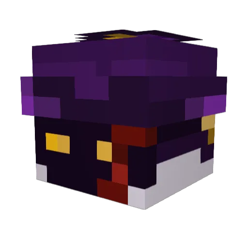 Blafeio Minecraft avatar head, 3D render