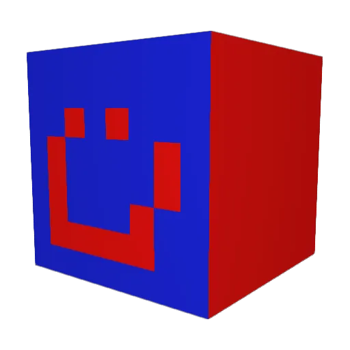 Blaggz Minecraft avatar head, 3D render
