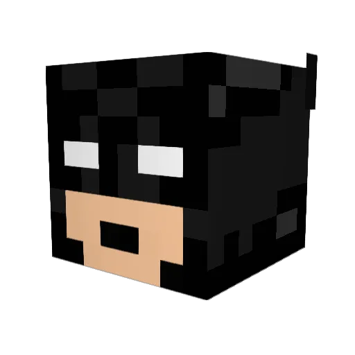 Blah200 Minecraft avatar head, 3D render