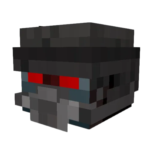 Blain25 Minecraft avatar head, 3D render