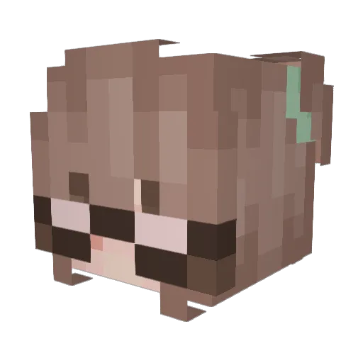 Blair6 Minecraft avatar head, 3D render
