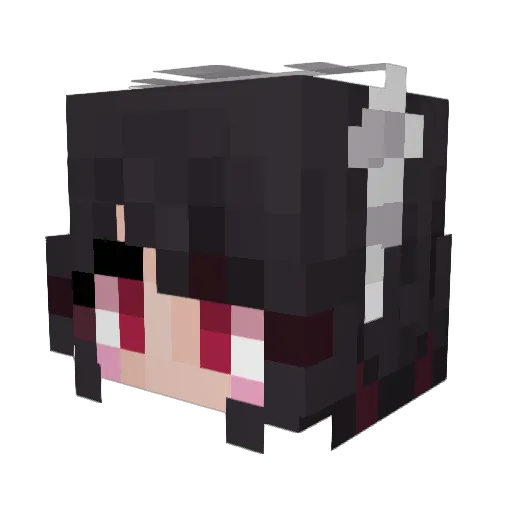 BlairBites Minecraft avatar head, 3D render