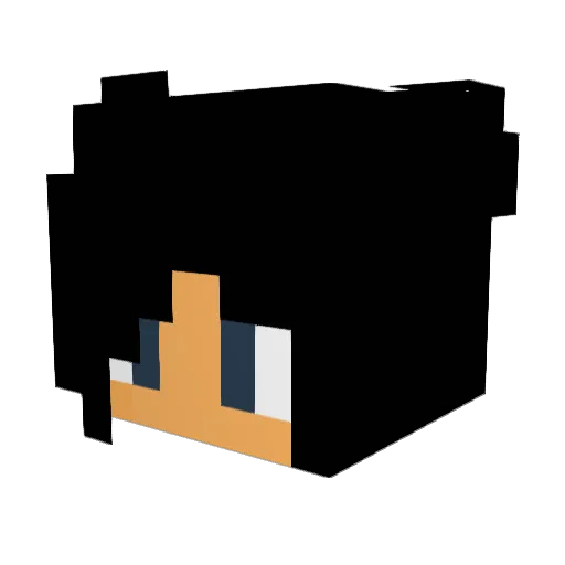 Blairbb Minecraft avatar head, 3D render