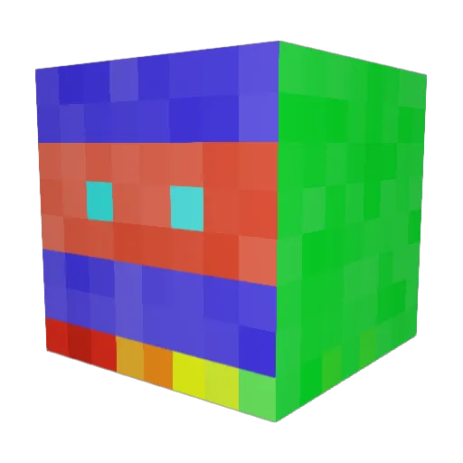 BlaizeFN Minecraft avatar head, 3D render