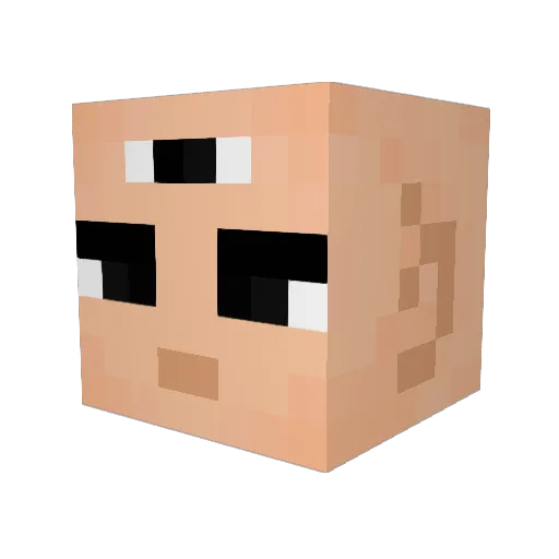 Blake8188 Minecraft avatar head, 3D render