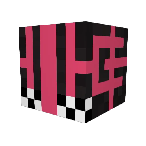 BlakeLock Minecraft avatar head, 3D render