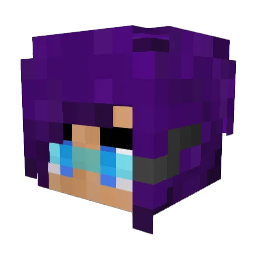 Blake_Doof Minecraft avatar head, 3D render