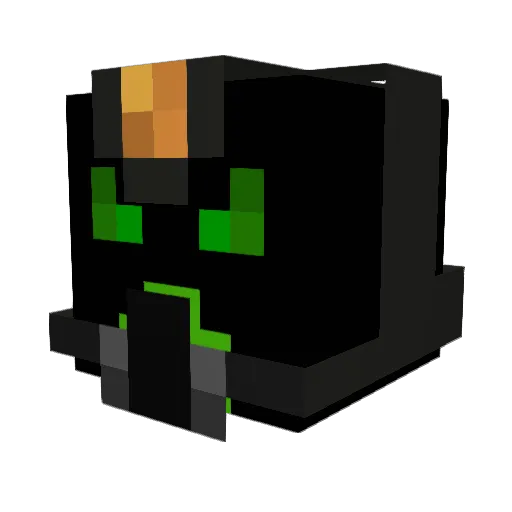 Blakep079 Minecraft avatar head, 3D render
