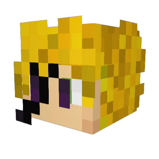 Blakes_Sheep Minecraft avatar head, 3D render