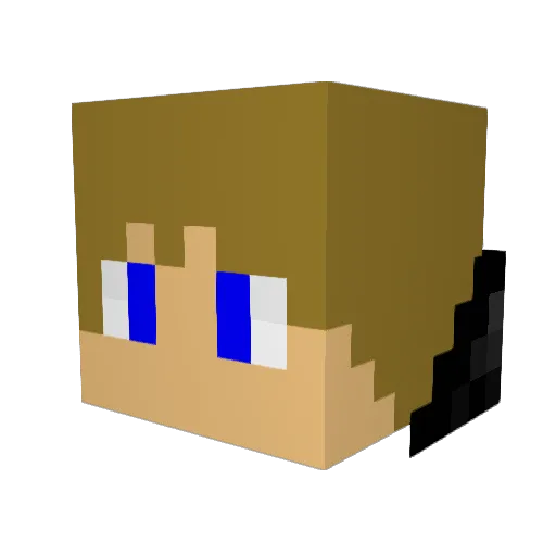 BlakesterG20 Minecraft avatar head, 3D render