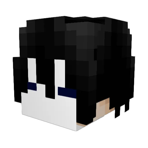Blall0 Minecraft avatar head, 3D render