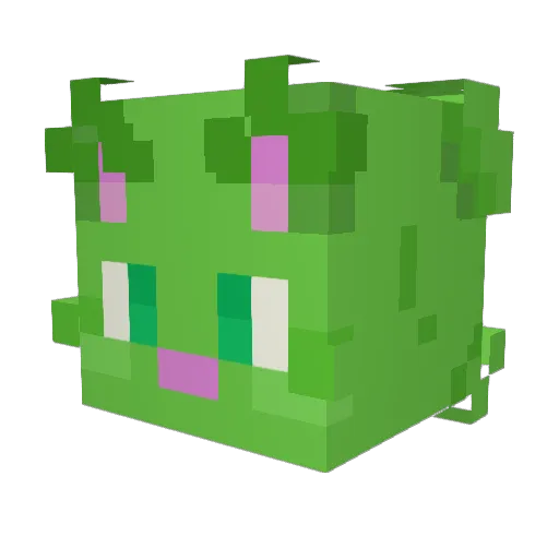 BlambusBurito Minecraft avatar head, 3D render