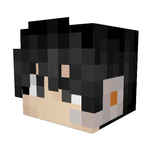 Blamelessmilk2 Minecraft avatar head, 3D render