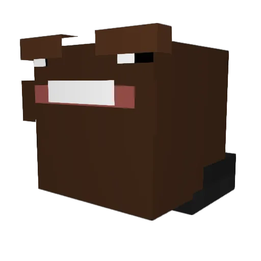 Blanco_XYZ Minecraft avatar head, 3D render