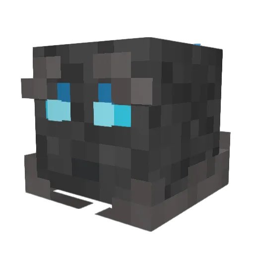 BlandLean Minecraft avatar head, 3D render