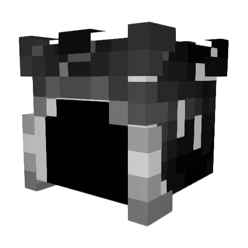 Blank3d2 Minecraft avatar head, 3D render
