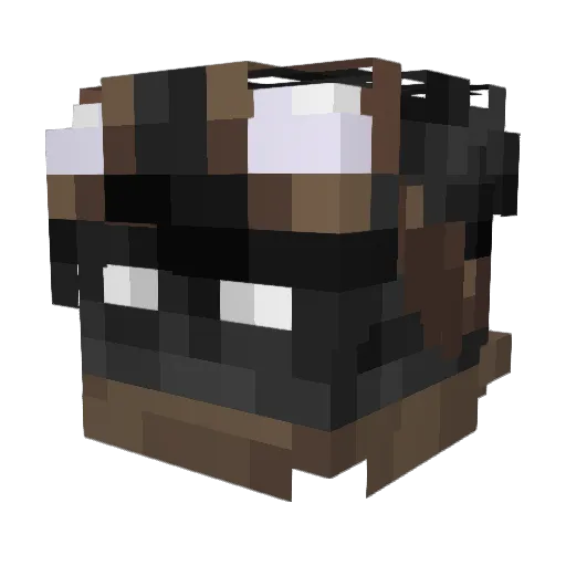BlankFX Minecraft avatar head, 3D render