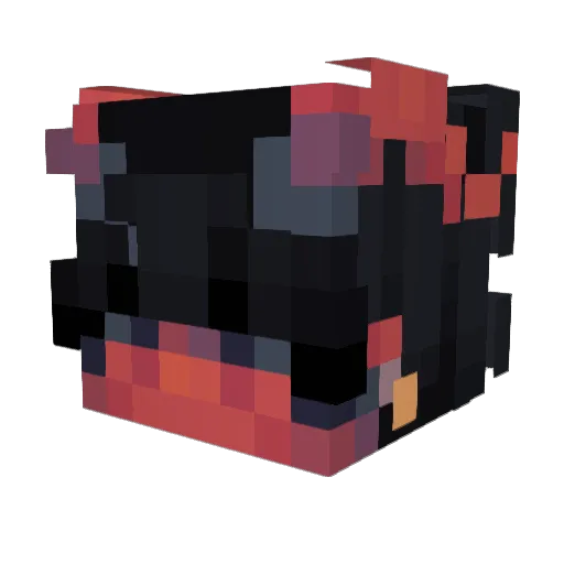 BlankGamingXL Minecraft avatar head, 3D render