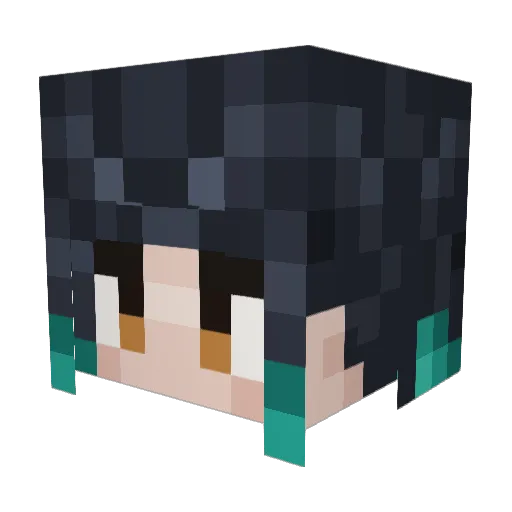 Minecraft-Avatar von Blank_Ark: Kopf als 3D-Render