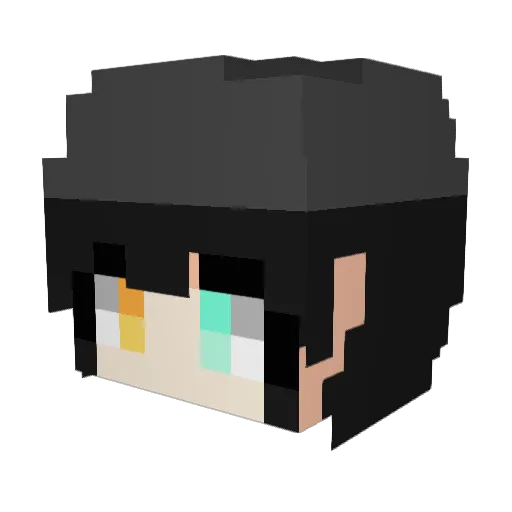 Blank_space__ Minecraft avatar head, 3D render