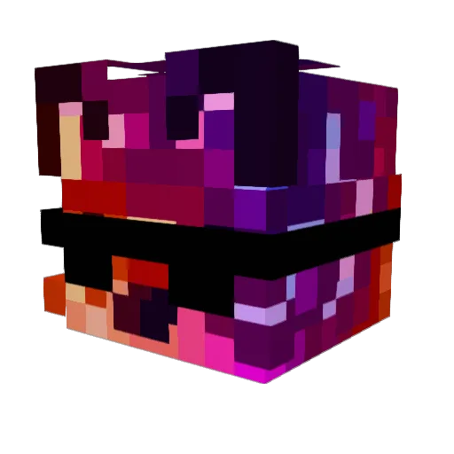 BlankedBoii Minecraft avatar head, 3D render