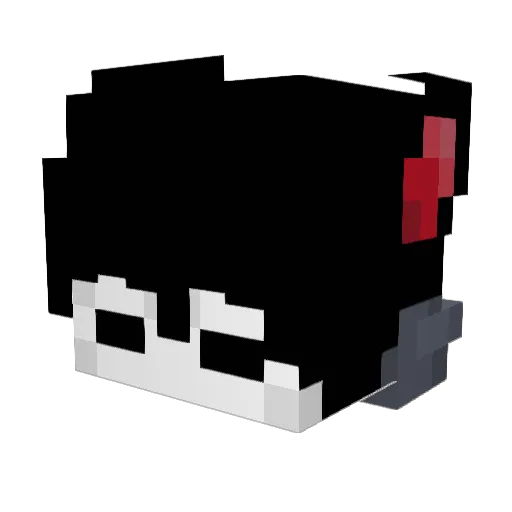 Blanket_19 Minecraft avatar head, 3D render