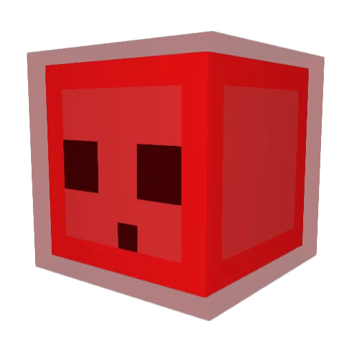 Blanko1600 Minecraft avatar head, 3D render