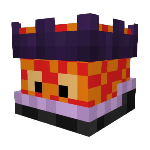 Blankomars Minecraft avatar head, 3D render