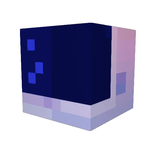 Blansar Minecraft avatar head, 3D render