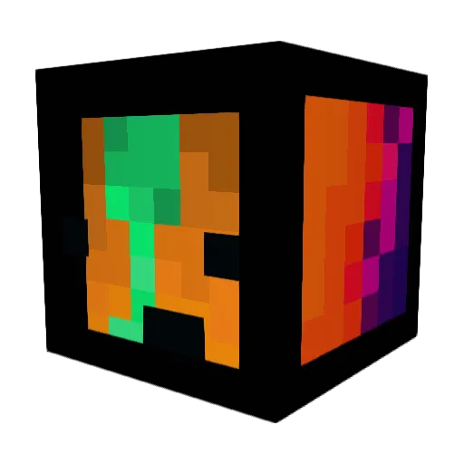 Blanzeryeet Minecraft avatar head, 3D render