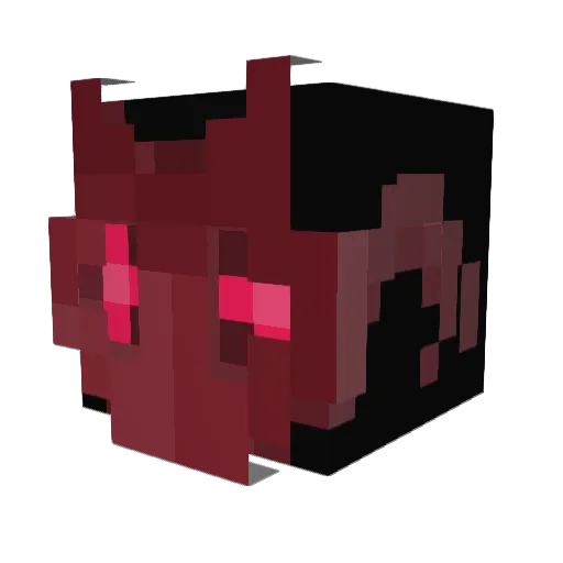 BlaphemingNoodle Minecraft avatar head, 3D render