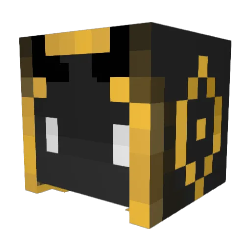 BlappleApple Minecraft avatar head, 3D render