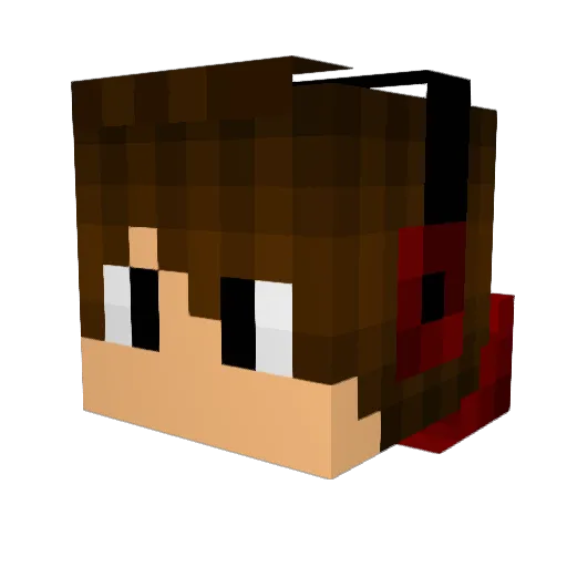 Blarks03 Minecraft avatar head, 3D render