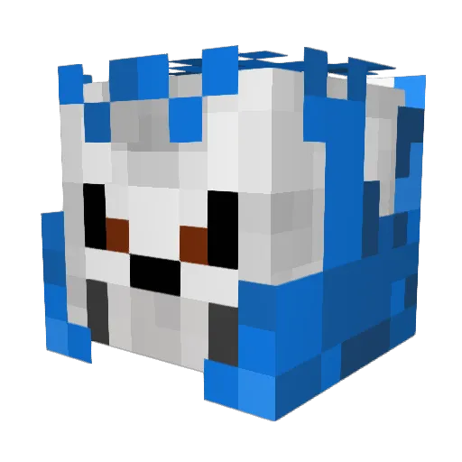 BlastZone_TS Minecraft avatar head, 3D render
