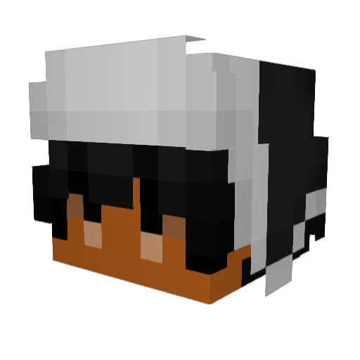 Blast_Fire Minecraft avatar head, 3D render