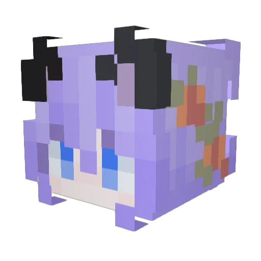 Blasted246 Minecraft avatar head, 3D render
