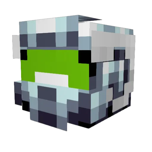 BlastedSpartan Minecraft avatar head, 3D render