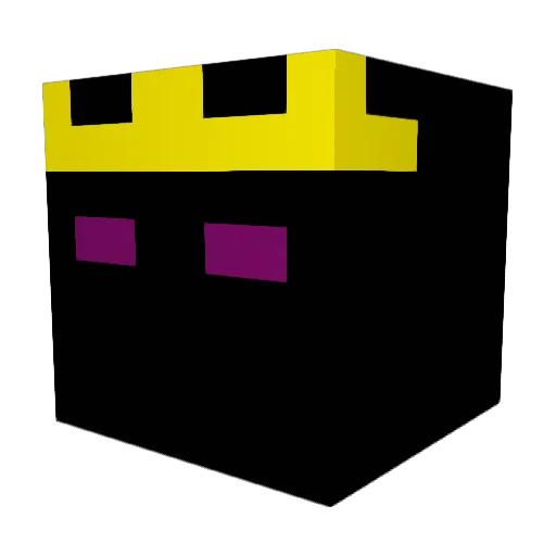 BlasterHanny Minecraft avatar head, 3D render