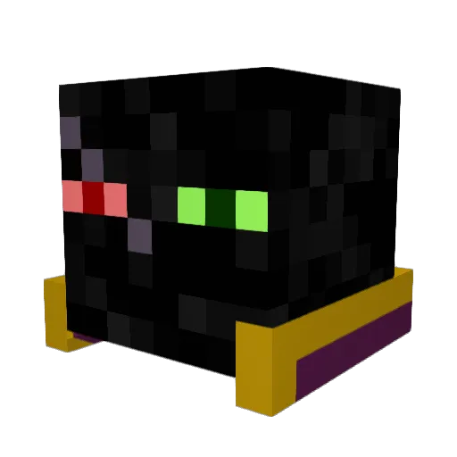 Blaster_mac Minecraft avatar head, 3D render