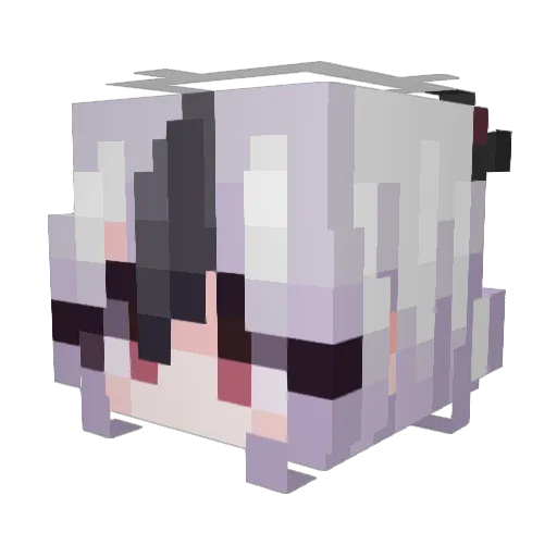 BlastingDuck Minecraft avatar head, 3D render