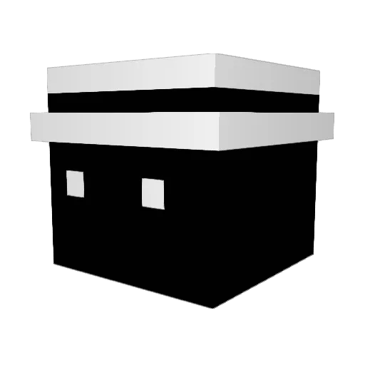 Blastoisse Minecraft avatar head, 3D render