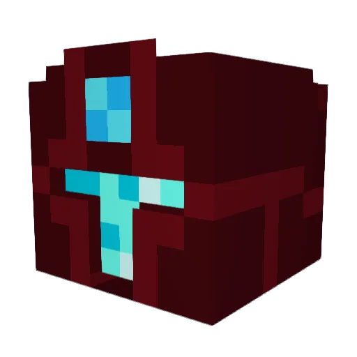 Blastwave Minecraft avatar head, 3D render