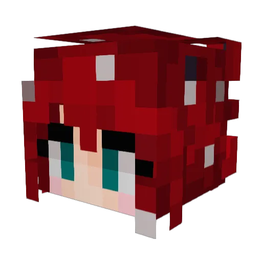 Blasty3050 Minecraft avatar head, 3D render