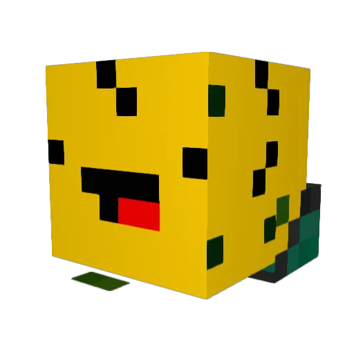 Blatancy Minecraft avatar head, 3D render