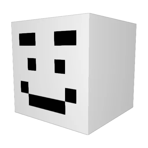 BlattC0 Minecraft avatar head, 3D render