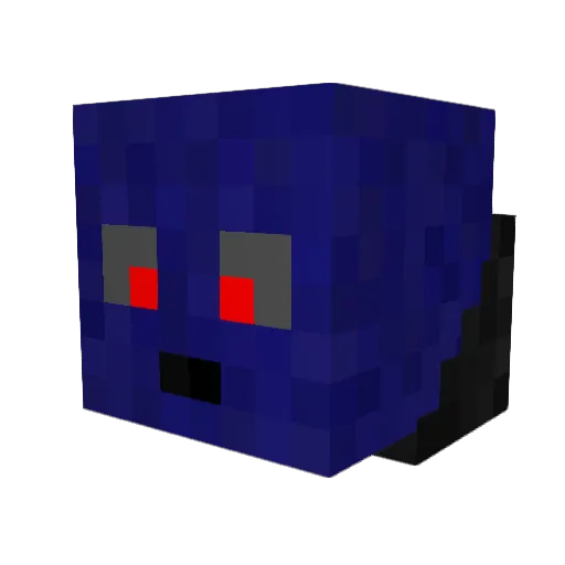 Blaulicht123 Minecraft avatar head, 3D render