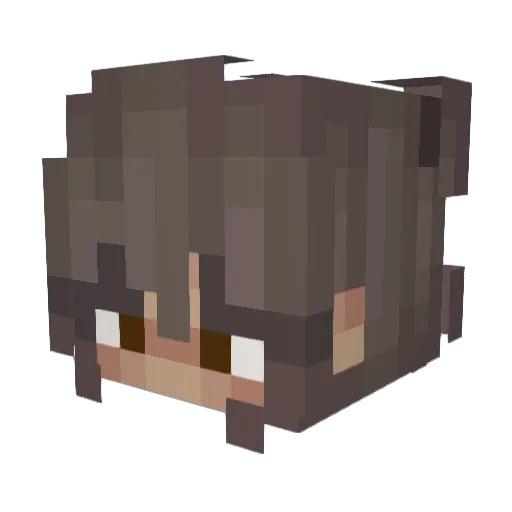 Blavlavlo Minecraft avatar head, 3D render