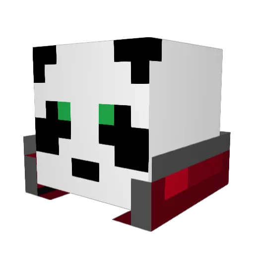 Blaws_MMIII Minecraft avatar head, 3D render